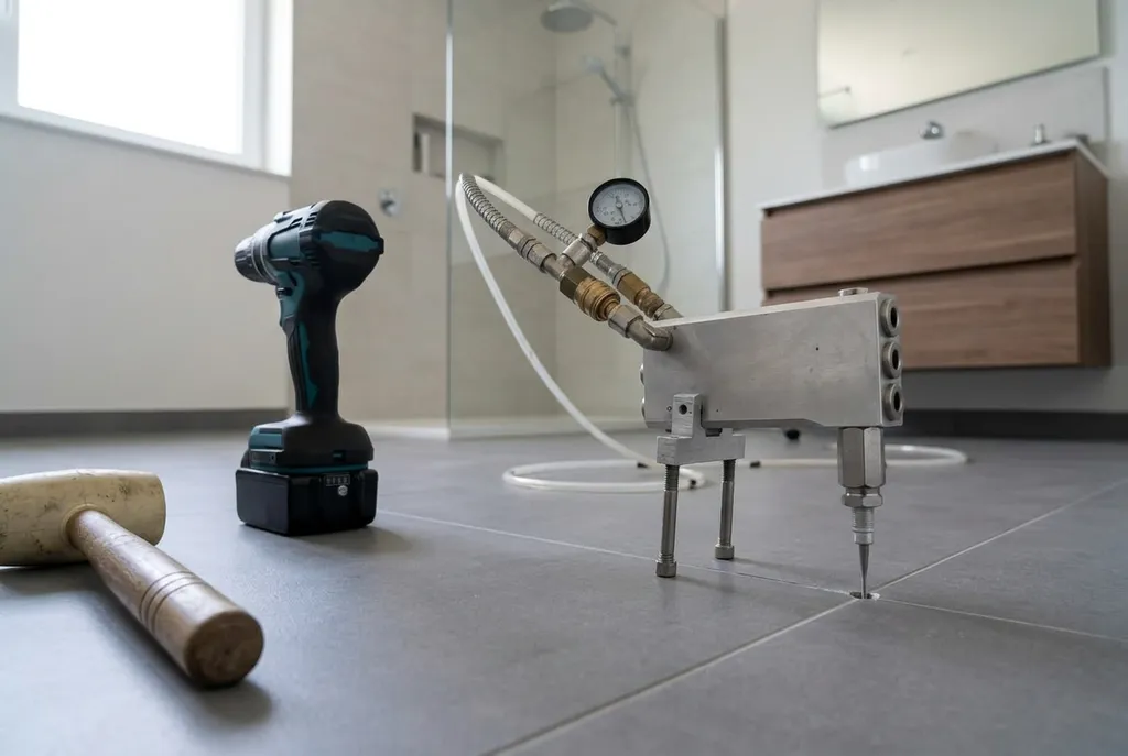 Kitbedrijf Hendrik-Ido-Ambacht – holle tegels injecteren